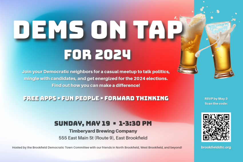 Dems on Tap for 2024 event flyer